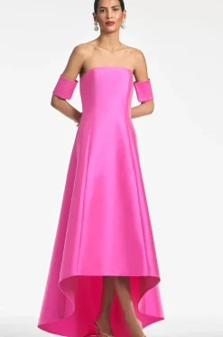 Women Sachin & Babi Gowns-Agyness Gown Fuchsia