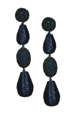 Women Sachin & Babi Earrings-Alexandra Earrings Navy & Dark Sapphire