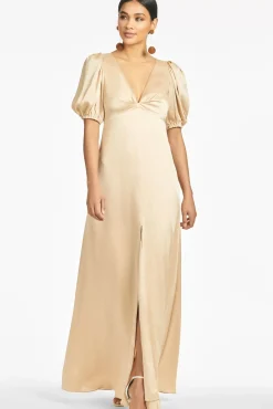 Women Sachin & Babi Gowns-Alli Gown Champagne