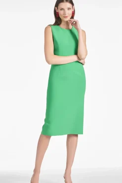 Women Sachin & Babi Dresses-Anna Dress Parrot Green