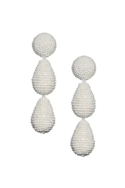 Women Sachin & Babi Earrings-Arielle Earrings-Smooth Beads Ivory