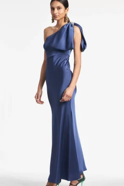 Women Sachin & Babi Gowns-Aubrey Gown Washed Indigo