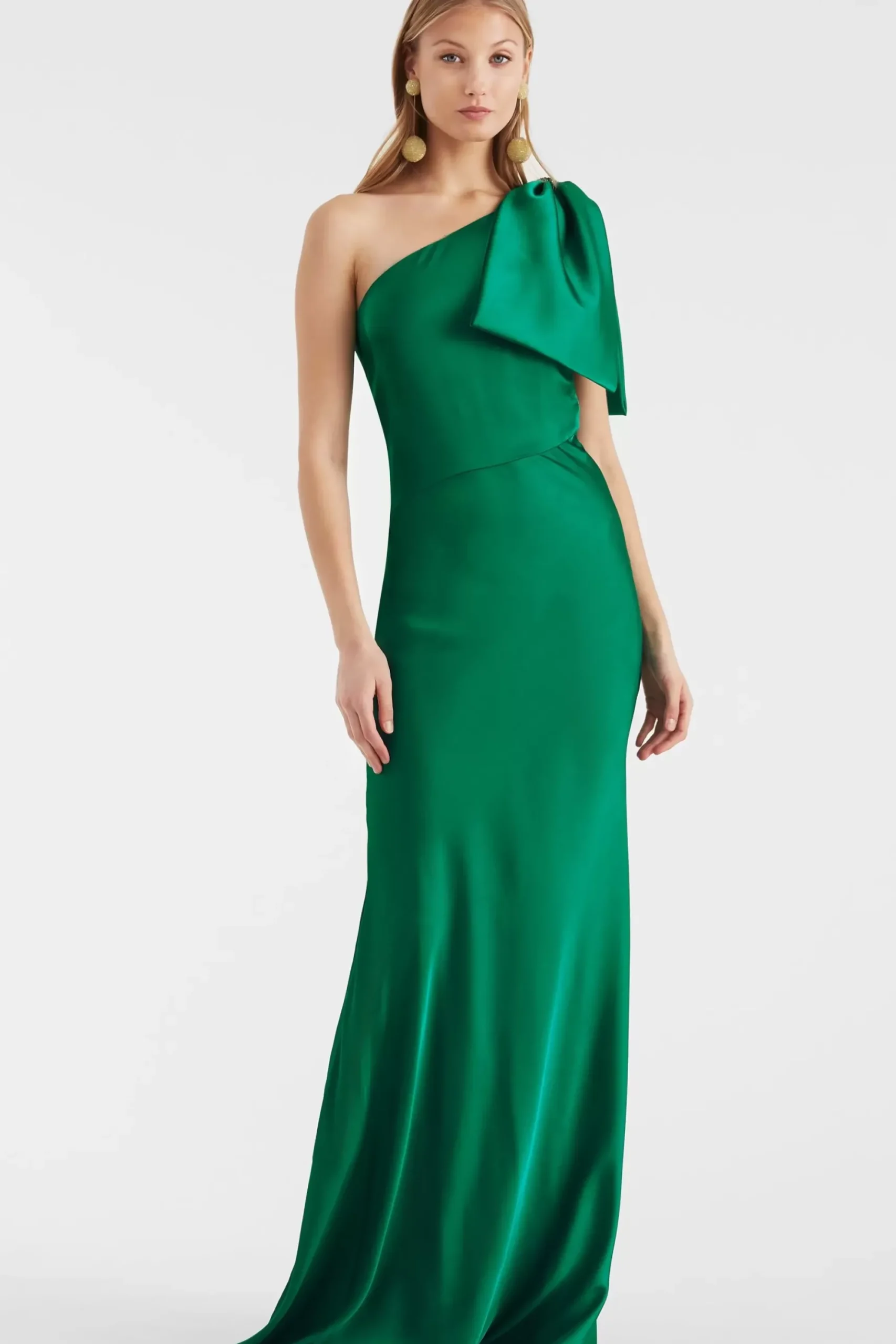 Women Sachin & Babi Gowns-Aubrey Gown Emerald
