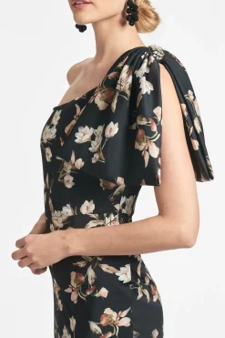 Women Sachin & Babi Gowns-Aubrey Gown Black Venetia Petal