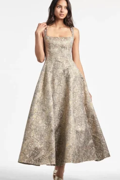Women Sachin & Babi Gowns-Audrey Gown Gilded Floral