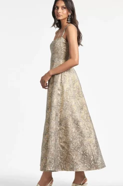 Women Sachin & Babi Gowns-Audrey Gown Gilded Floral