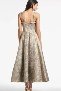 Women Sachin & Babi Gowns-Audrey Gown Gilded Floral