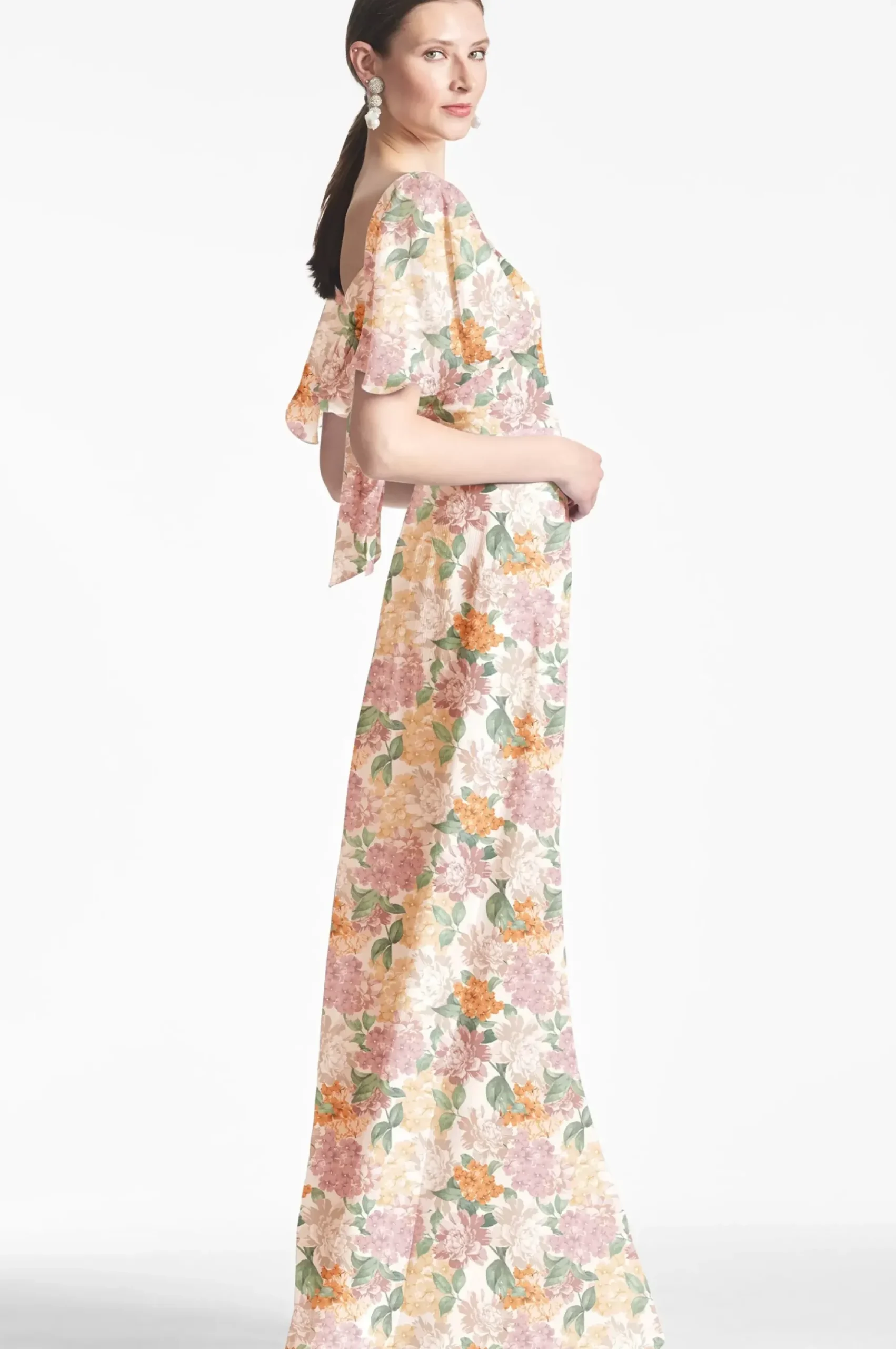 Women Sachin & Babi Gowns-Aurora Gown Antique Bouquet