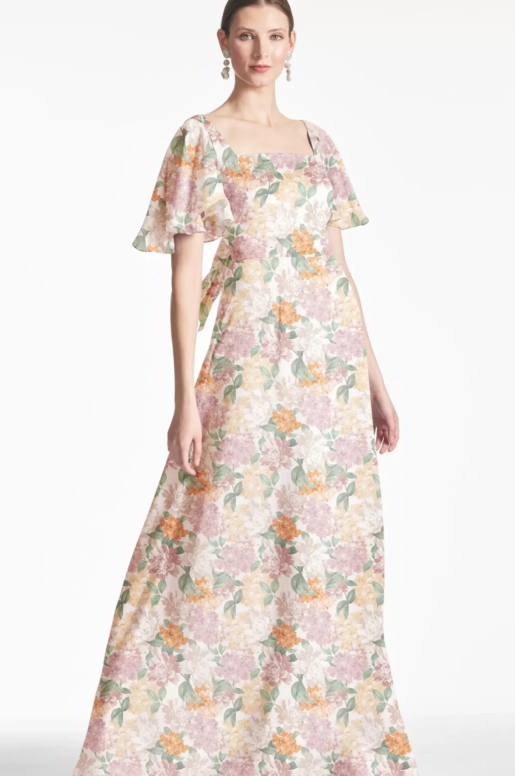 Women Sachin & Babi Gowns-Aurora Gown Antique Bouquet