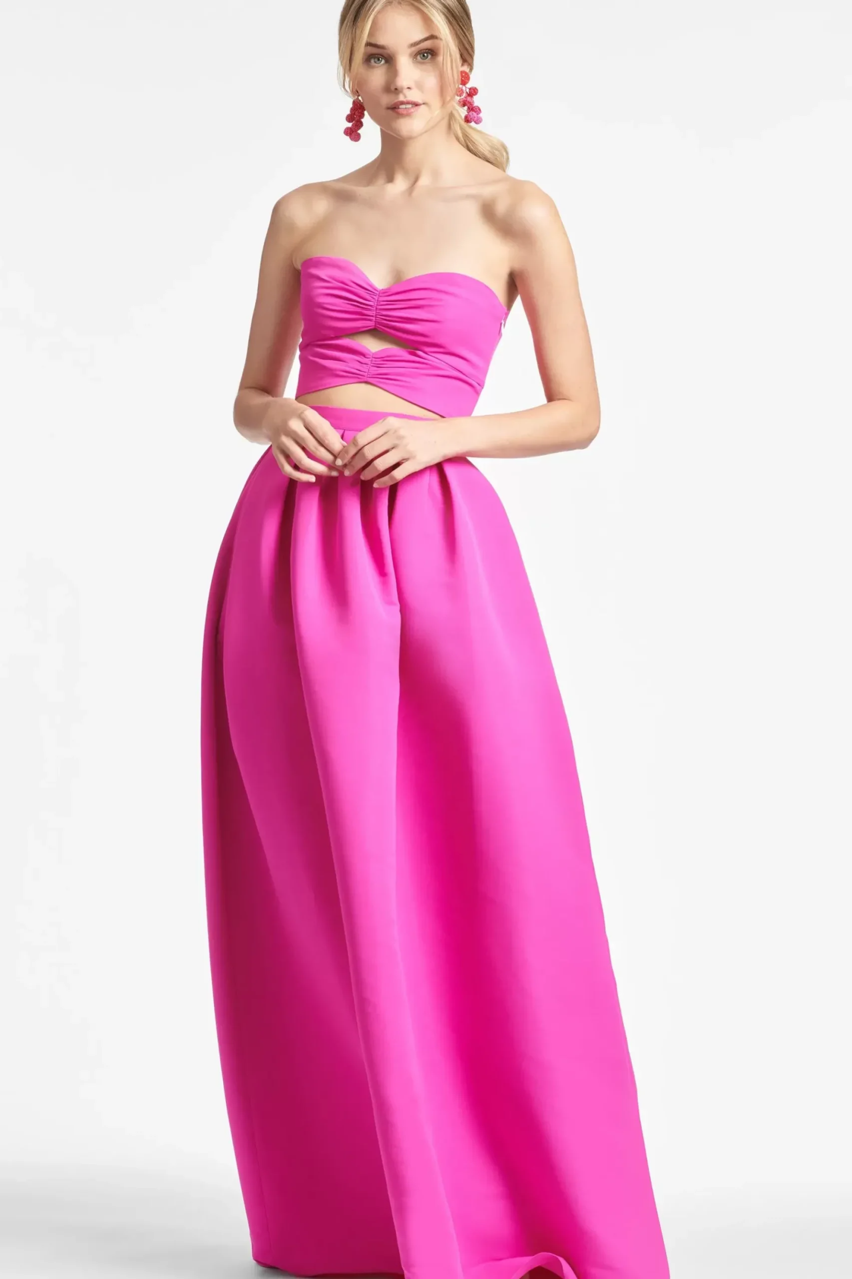 Women Sachin & Babi Matching Sets-Ava Skirt Cerise