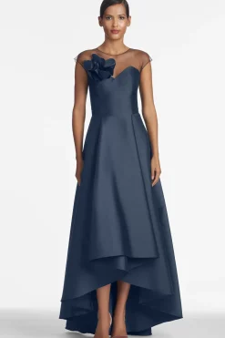Women Sachin & Babi Gowns-Blakely Gown Navy