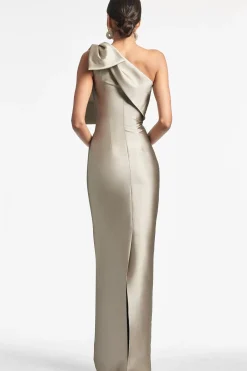Women Sachin & Babi Gowns-Bonnie Gown Pewter