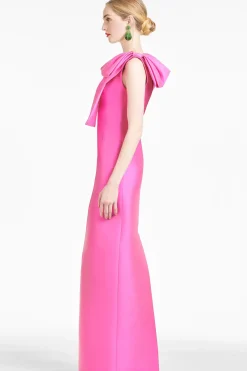 Women Sachin & Babi Gowns-Bonnie Gown Fuchsia