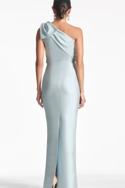 Women Sachin & Babi Gowns-Bonnie Gown Ash Blue