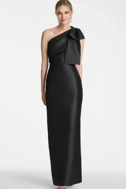 Women Sachin & Babi Gowns-Bonnie Gown-Black Jet
