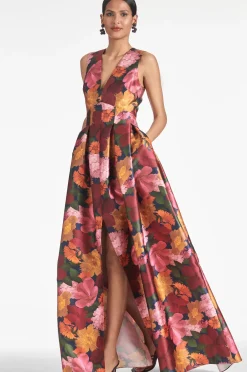 Women Sachin & Babi Gowns-Brooke Gown Bella Bouquet