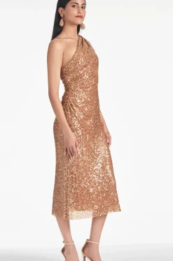 Women Sachin & Babi Dresses-Carmen Dress Honey