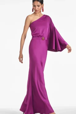 Women Sachin & Babi Gowns-Cella Gown Sparkling Grape