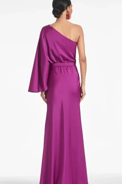 Women Sachin & Babi Gowns-Cella Gown Sparkling Grape