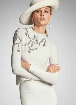 Women Sachin & Babi Knits-Charmaine Knit Ivory