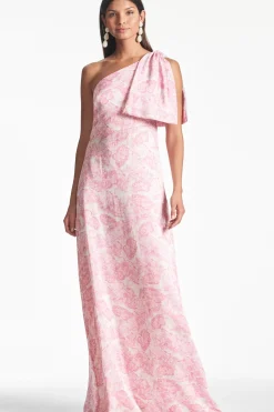 Women Sachin & Babi Gowns-Chelsea Gown Rouge Damask Rose