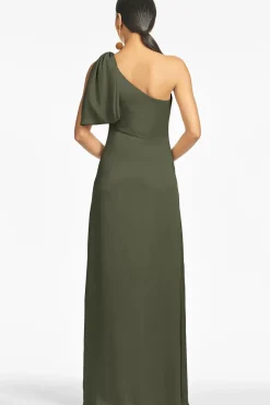 Women Sachin & Babi Gowns-Chelsea Gown Moss Green