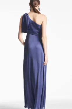 Women Sachin & Babi Gowns-Chelsea Gown Deep Cobalt