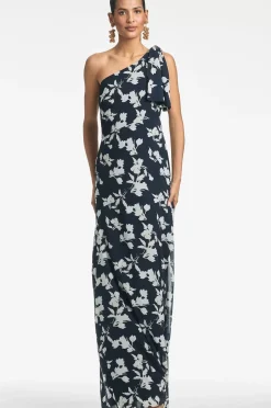 Women Sachin & Babi Gowns-Chelsea Gown Navy Venetia Petal