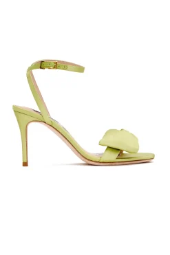 Women Sachin & Babi -Chelsea Obi-Bow Open Toe Lime Green