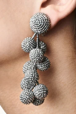 Women Sachin & Babi Earrings-Coconuts Earrings-Smooth Beads