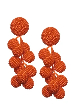 Women Sachin & Babi Earrings-Coconuts Earrings-Smooth Beads