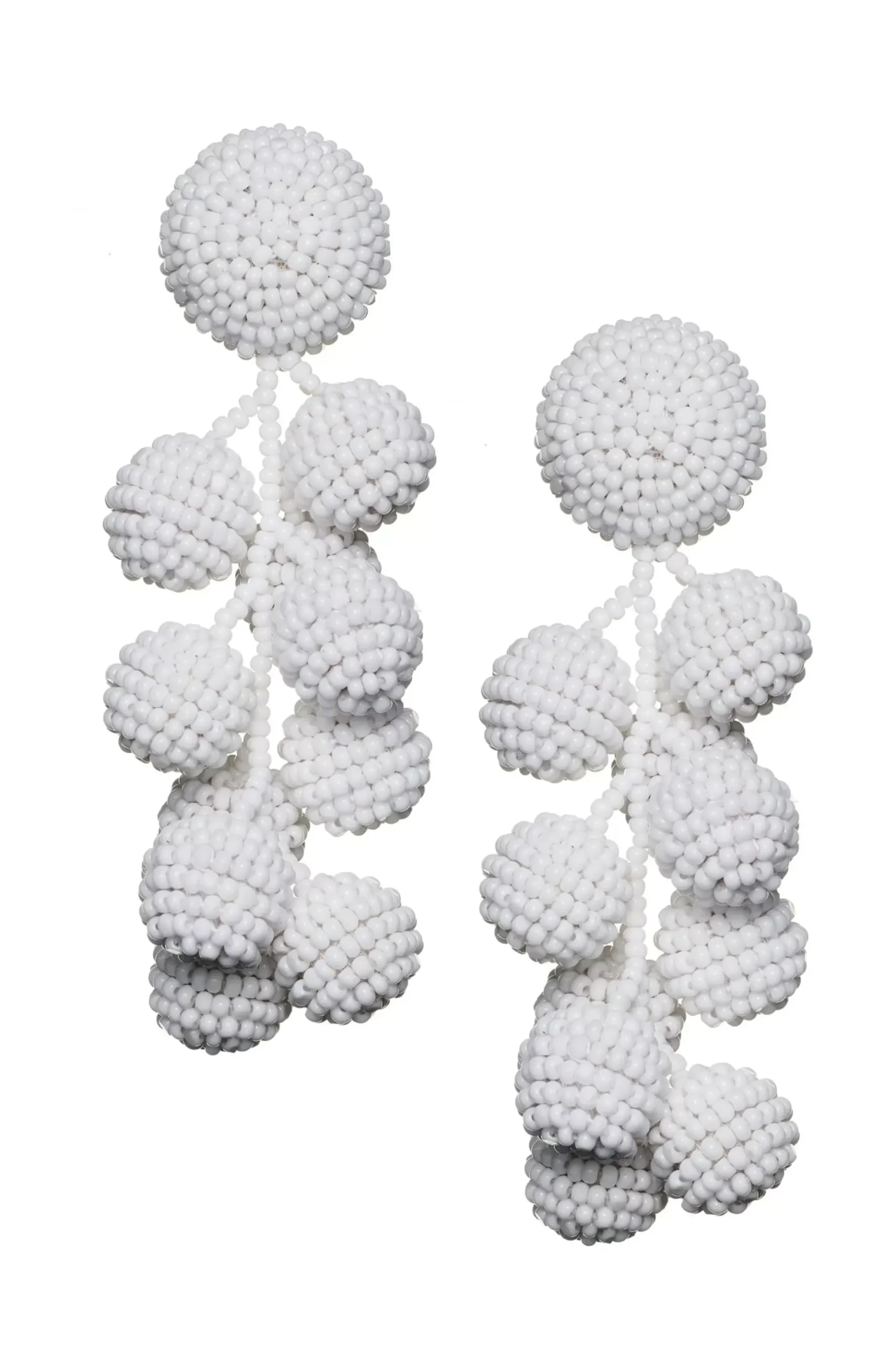 Women Sachin & Babi Earrings-Coconuts Earrings-Smooth Beads