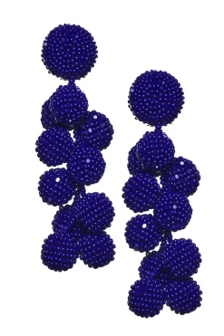 Women Sachin & Babi Earrings-Coconuts Earrings-Smooth Beads