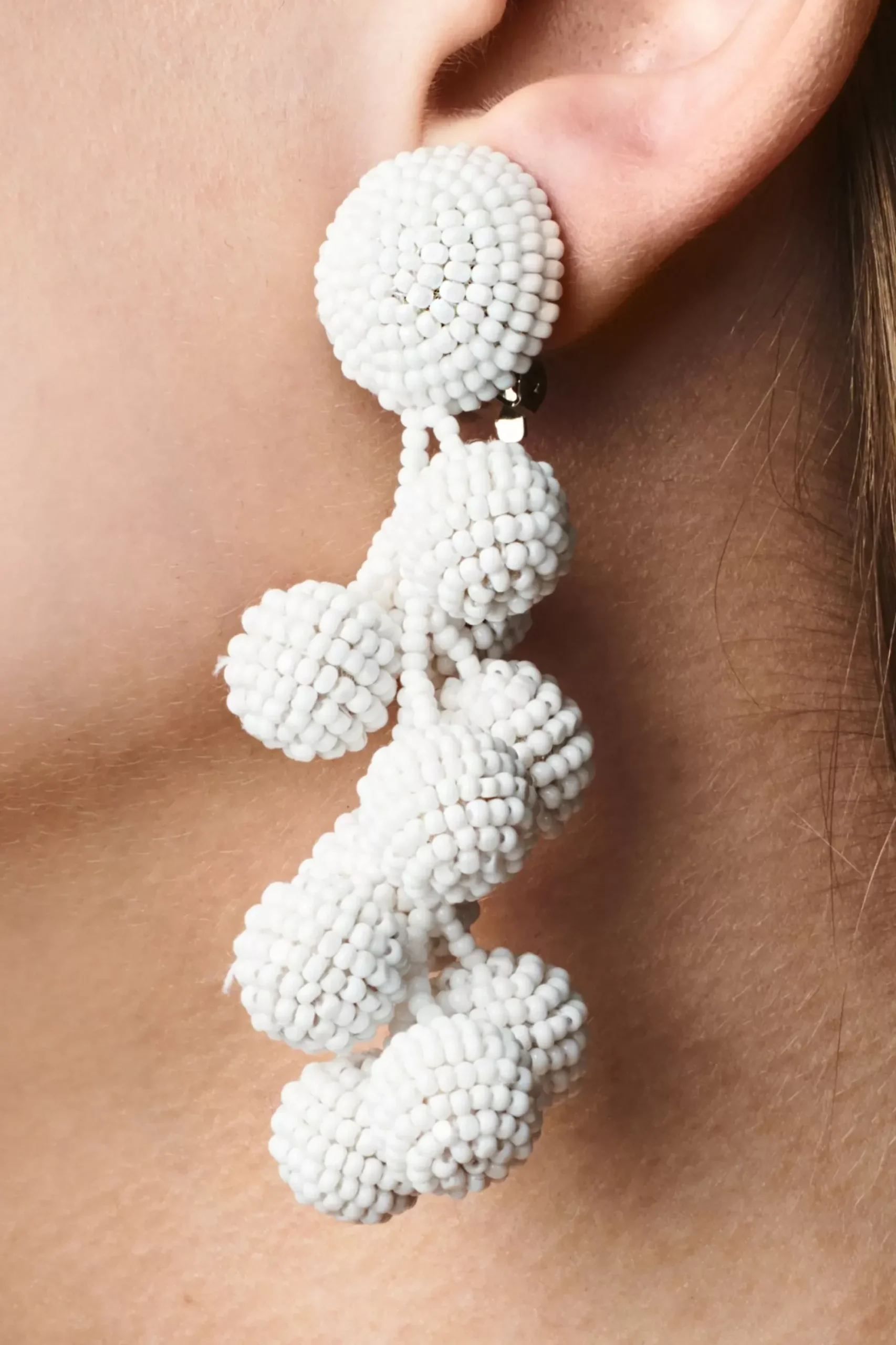 Women Sachin & Babi Earrings-Coconuts Earrings-Smooth Beads