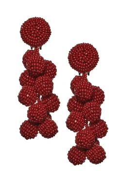 Women Sachin & Babi Earrings-Coconuts Earrings-Smooth Beads