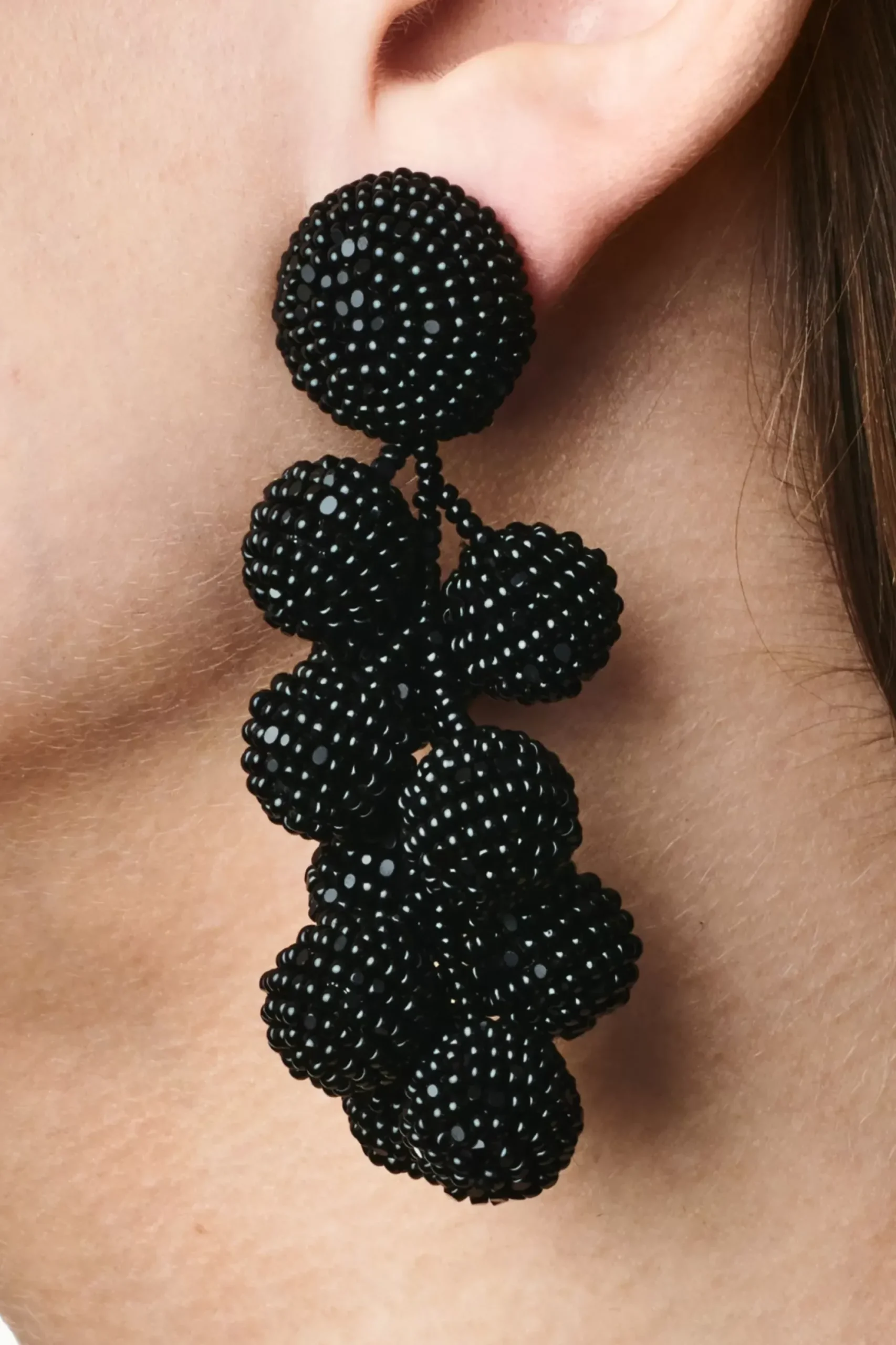 Women Sachin & Babi Earrings-Coconuts Earrings-Smooth Beads