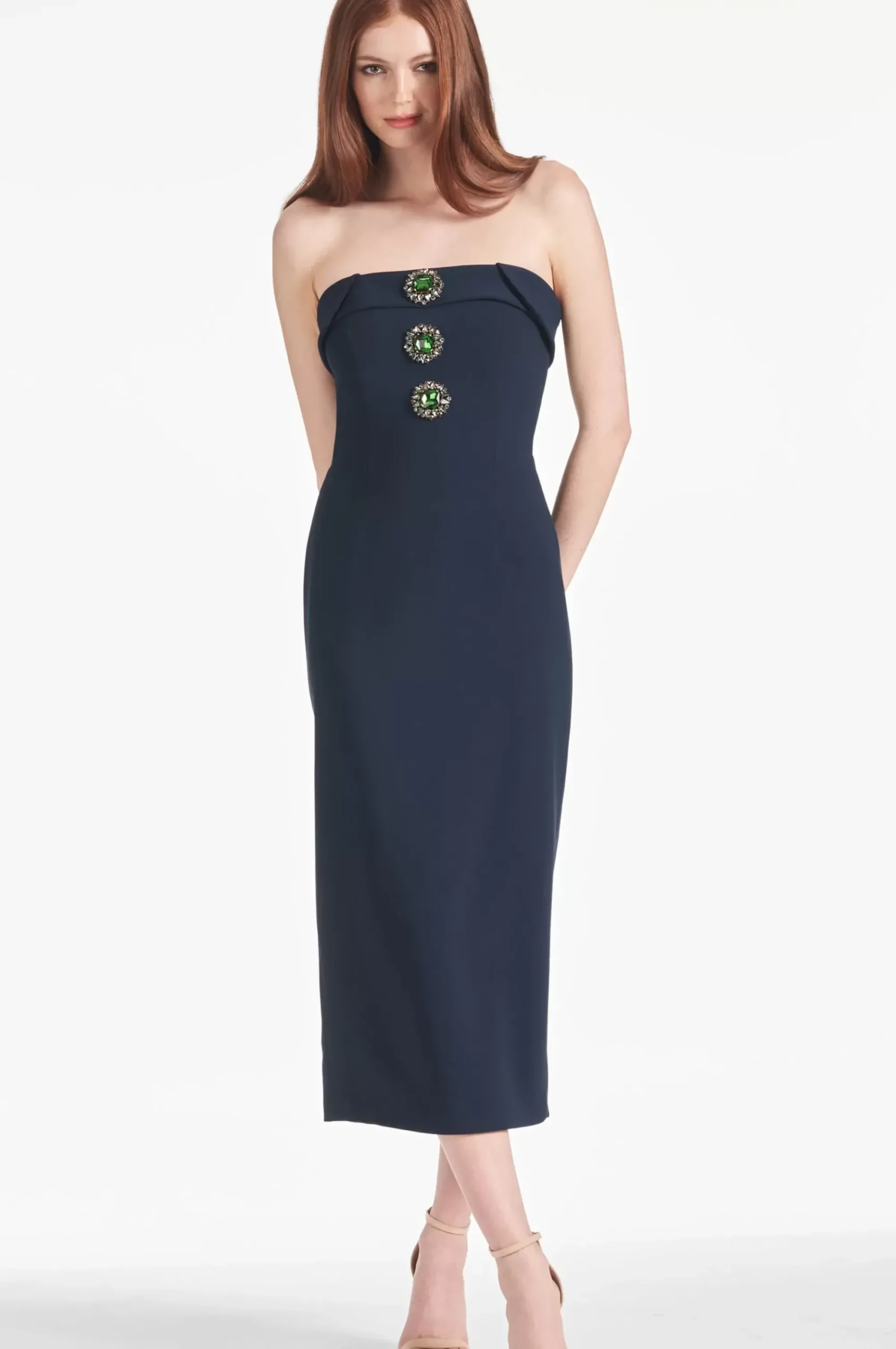 Women Sachin & Babi Matching Sets-Constance Dress Dark Midnight