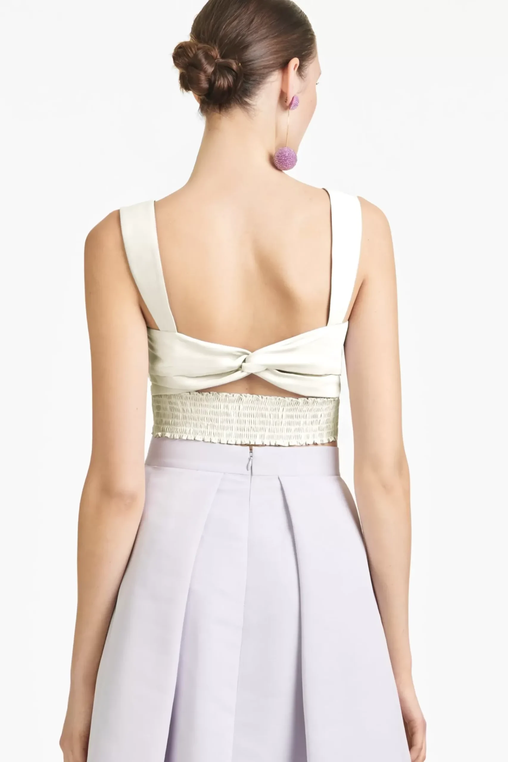 Women Sachin & Babi Tops & Blouses-Darcy Top Faille Ivory