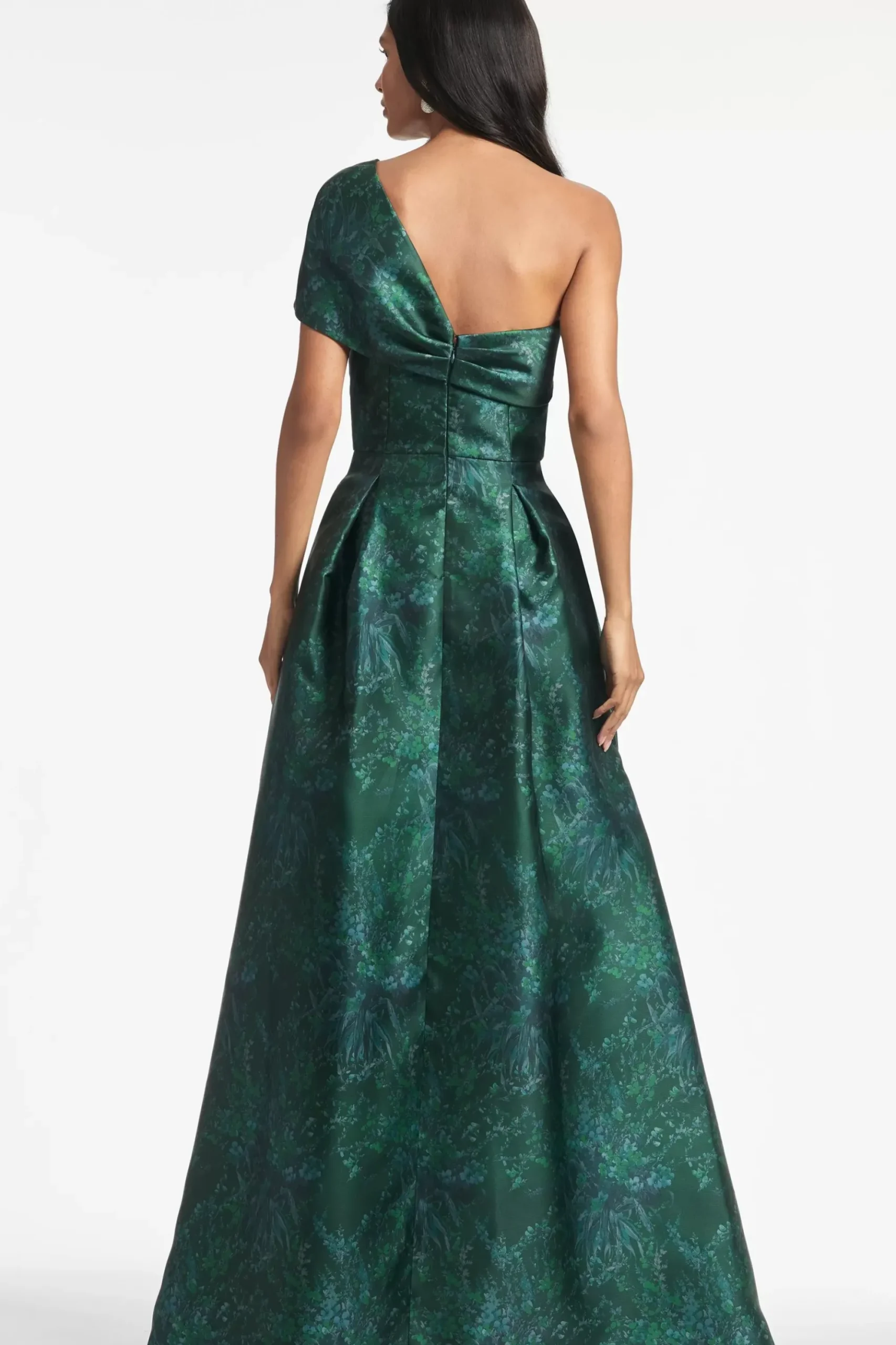 Women Sachin & Babi Gowns-Deliah Gown Malachite Bouquet Multi