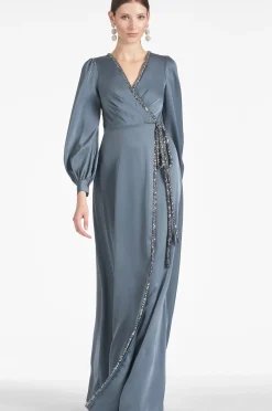 Women Sachin & Babi Gowns-Dorthea Gown Gunmetal