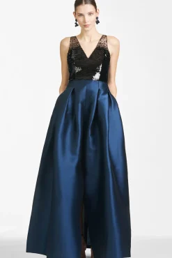 Women Sachin & Babi Gowns-Erica Gown Light Midnight