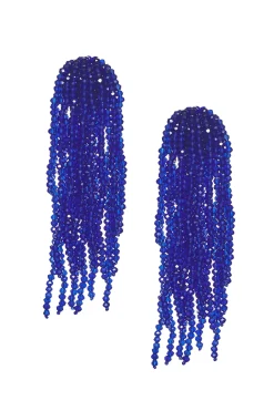 Women Sachin & Babi Earrings-Fountain Earrings-Faceted Beads