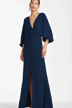 Women Sachin & Babi Gowns-Gabby Gown Navy