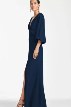 Women Sachin & Babi Gowns-Gabby Gown Navy