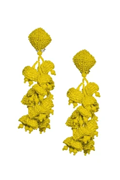 Women Sachin & Babi Earrings-Grapes Earrings-Smooth Beads