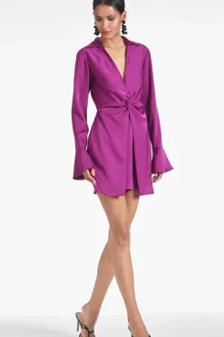 Women Sachin & Babi Dresses-Greta Dress Sparkling Grape