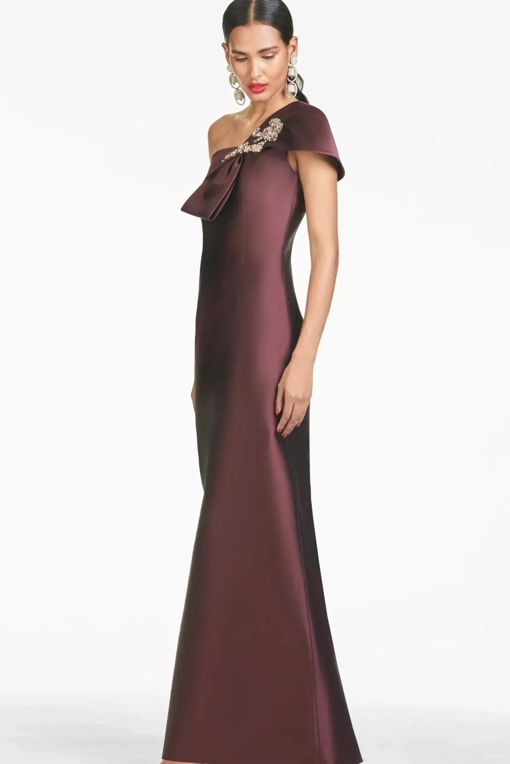 Women Sachin & Babi Gowns-Ines Gown Eggplant