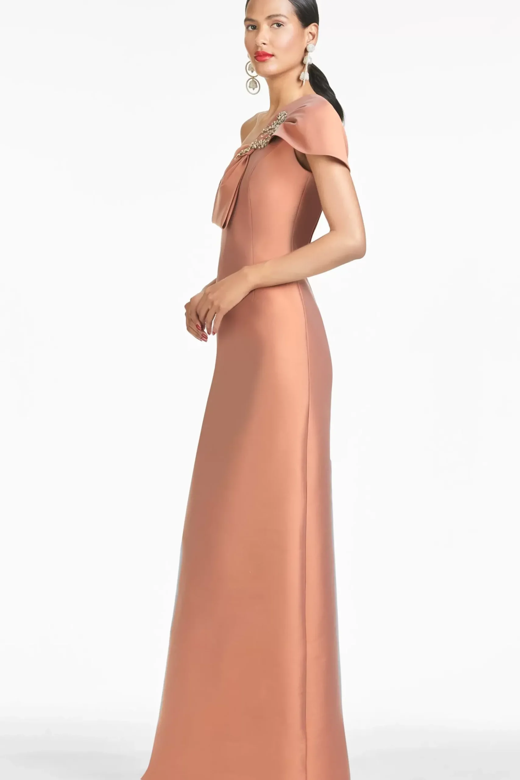 Women Sachin & Babi Gowns-Ines Gown Copper
