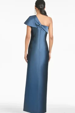 Women Sachin & Babi Gowns-Ines Gown Steel Blue
