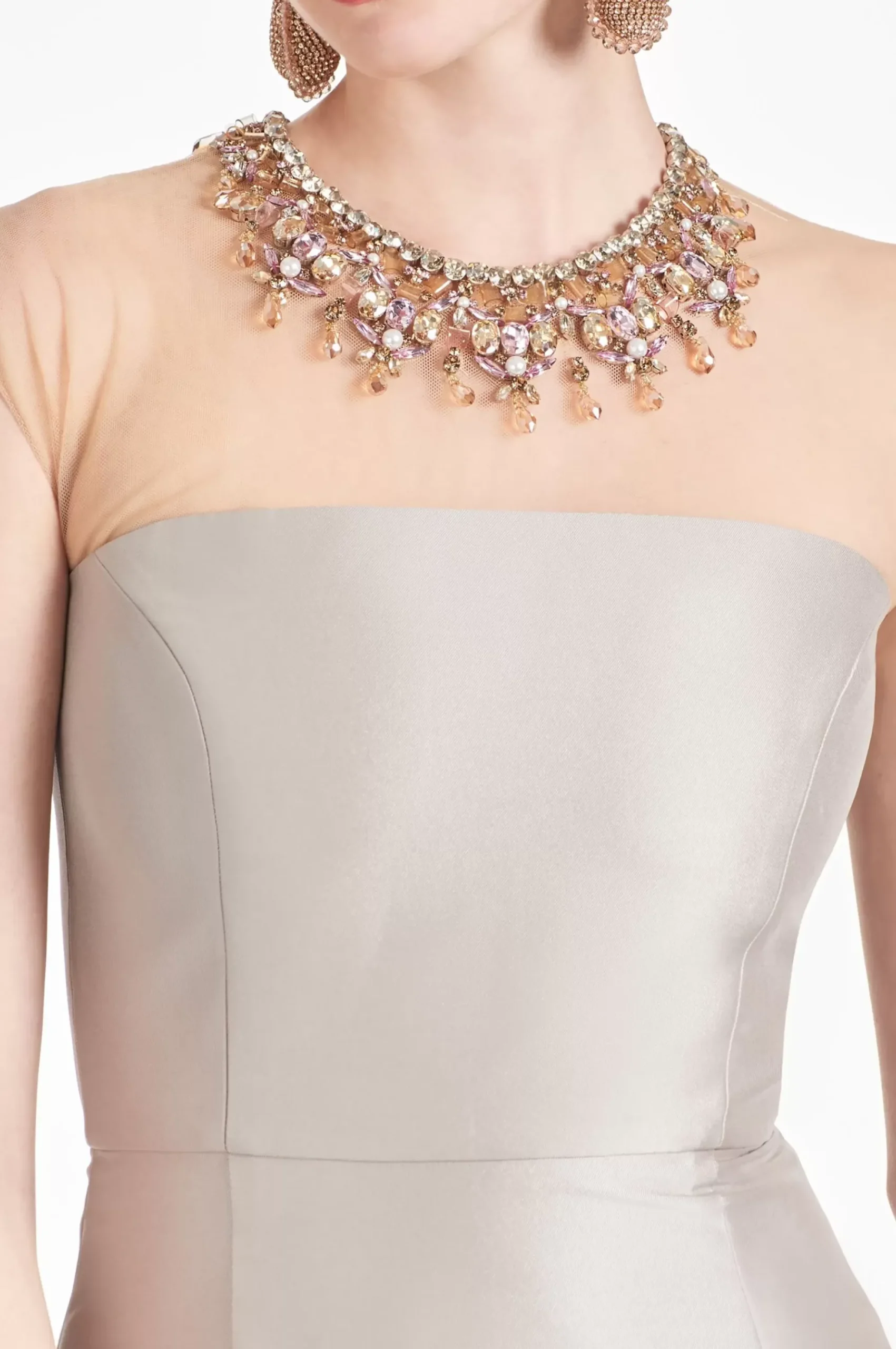 Women Sachin & Babi Gowns-Irina Gown Frosty Pewter